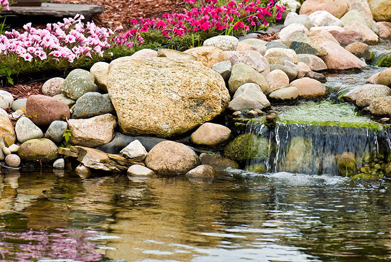 Spring is here, use GREAT STUFF® Pond & Stone to help in your creation of  outdoor water features …