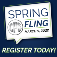 Announcement showing CPS Spring Fling for March 9, 2022 register today!